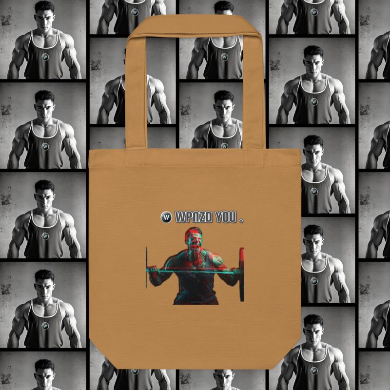 Gym bag tote cotton for holding gear and supplements - Image 2