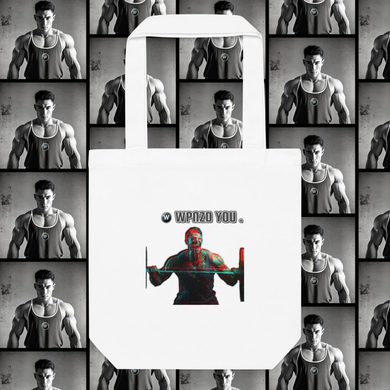 Gym bag tote cotton for holding gear and supplements - Image 3